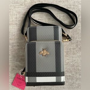 Black and Gray Crossbody Bag